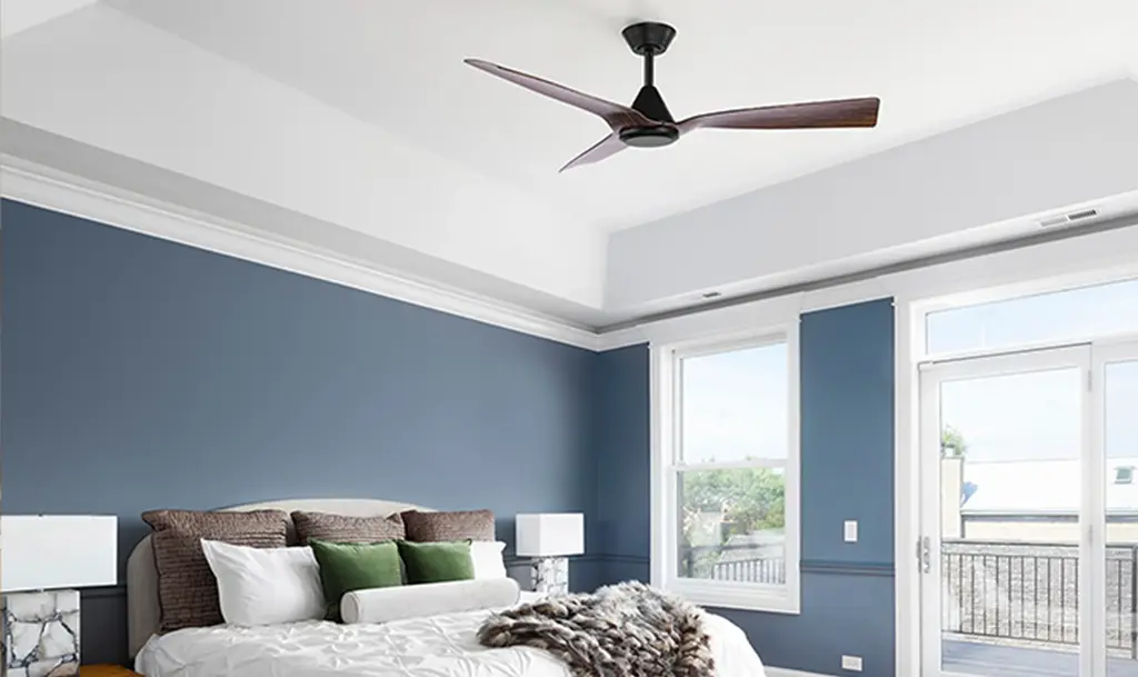 Four seasons living a smart dc ceiling fans application images in the bedroom