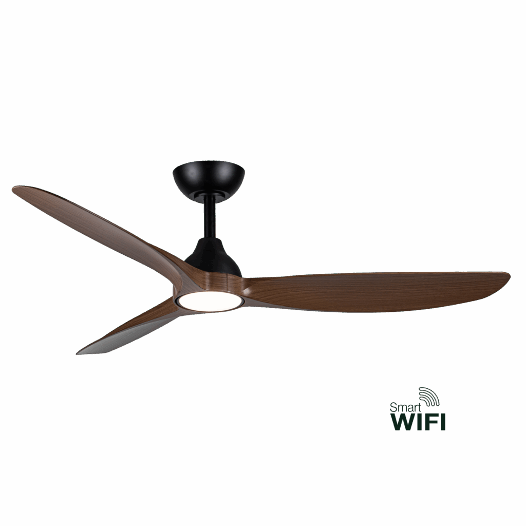 Spartan LED - Matt Black-Teak