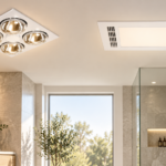 Four Seasons Living product for bathroom heaters & exhaust fan in shower room