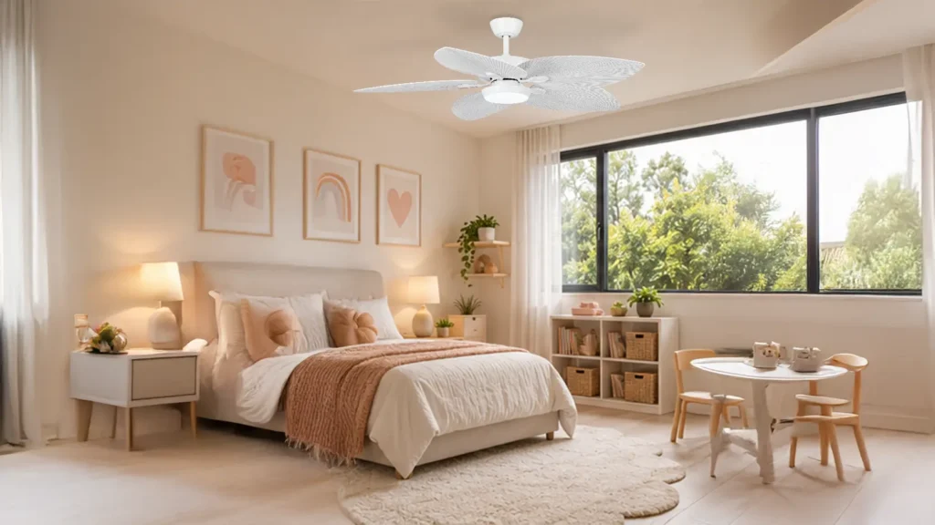 four seasons fans marley smart dc ceiling fans product in mordern bedroom.